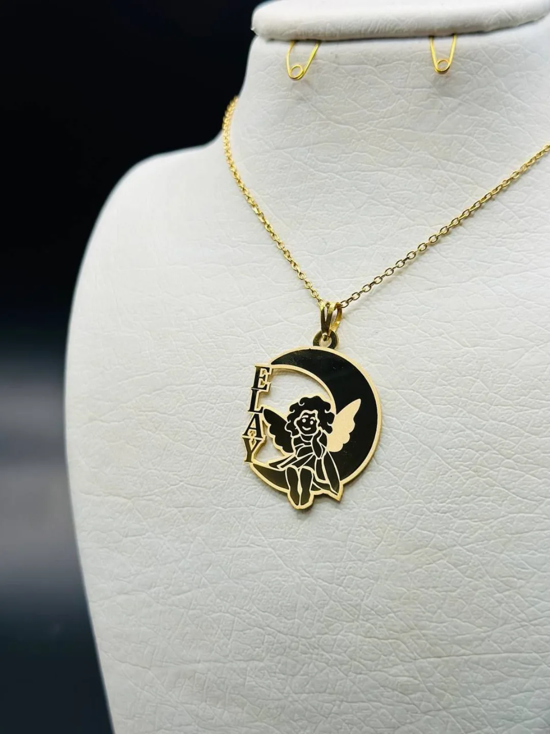 پلاک فرشته نیک گلد یک گرم